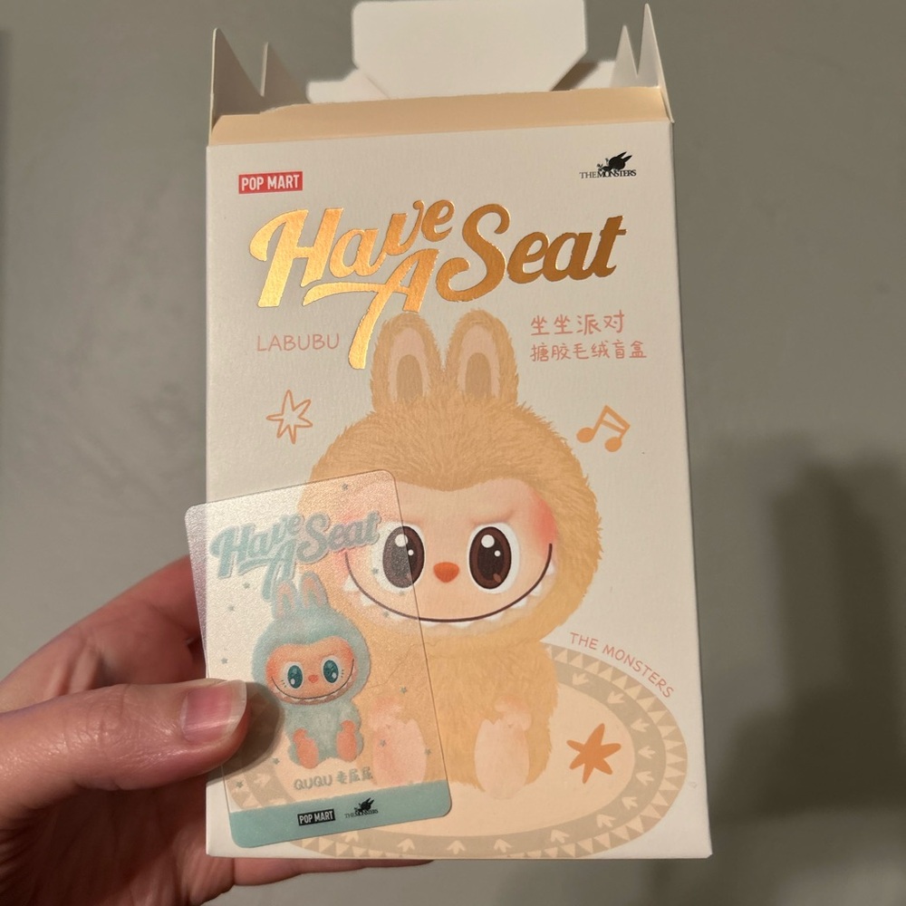 Labubu Have A Seat QUQU Pendant